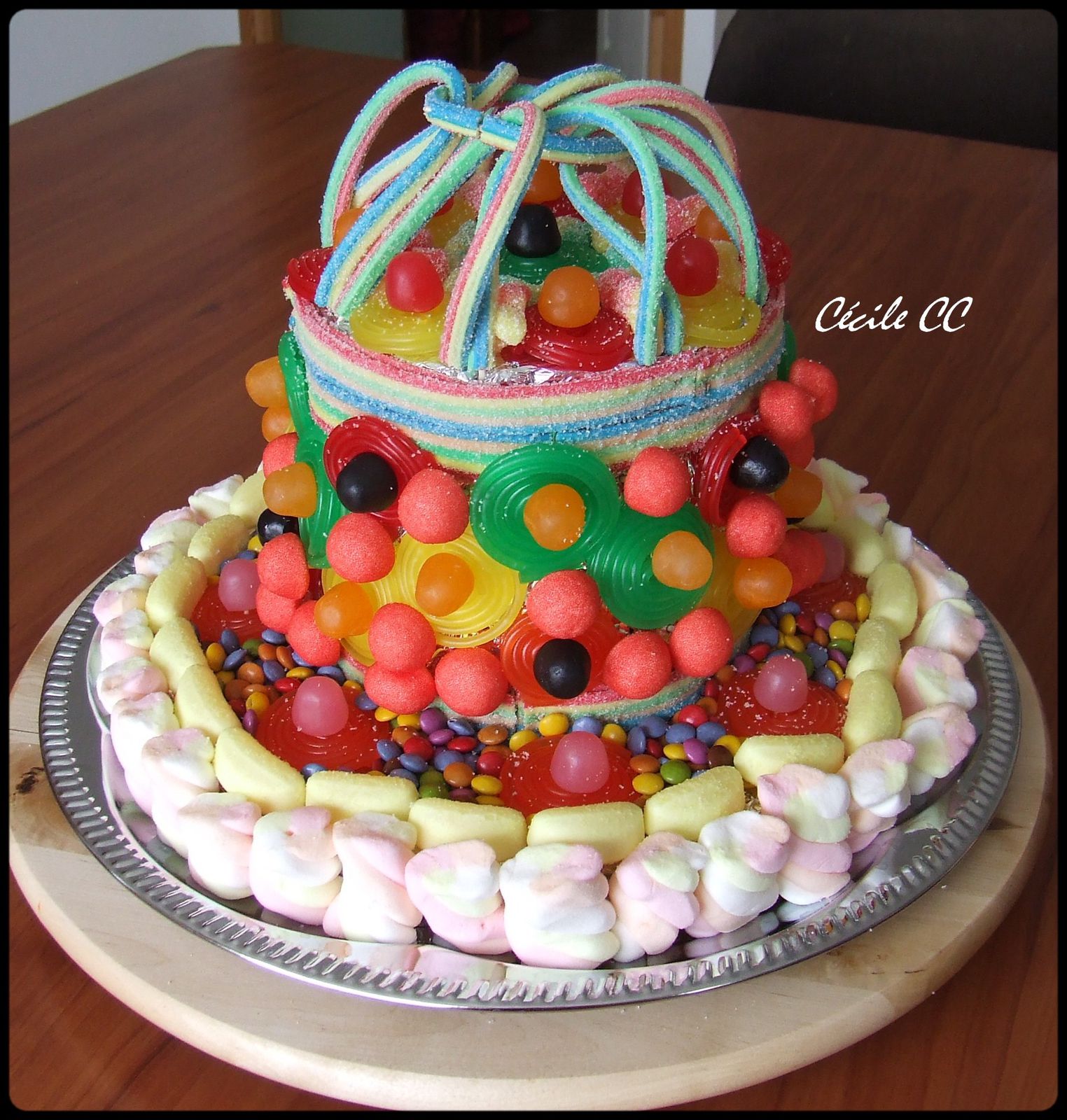 Un nouveau gâteau de bonbons... - Mes gâteaux rigolos by Cécile CC