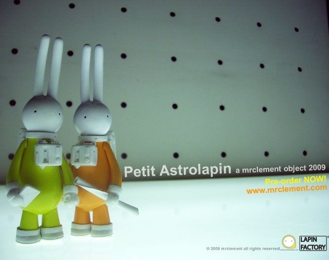 Toyz Astrolapin créé par le toys designer Mr Clement Toyz Astrolapin