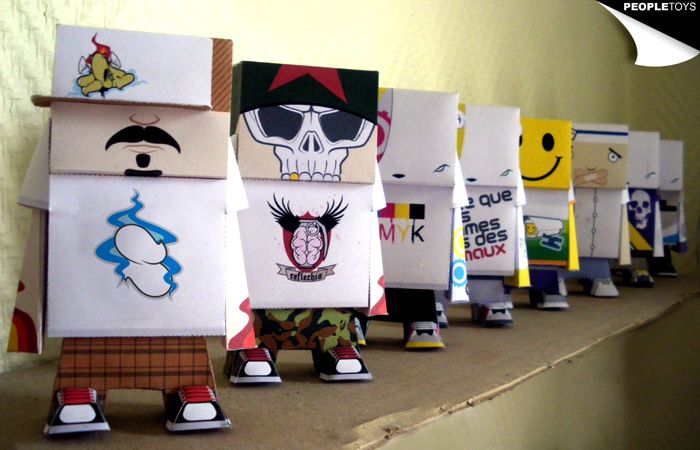 Série Toi Papertoys by People Toys Papertoys by People Toys