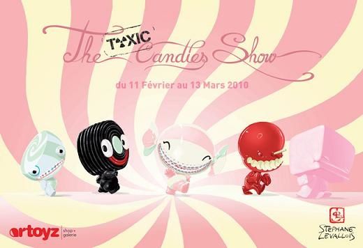 Exposition The Toxic Candies par Stephane Levallois x Artoyz Exposition The Toxic Candies par Stephane Levallois x Artoyz