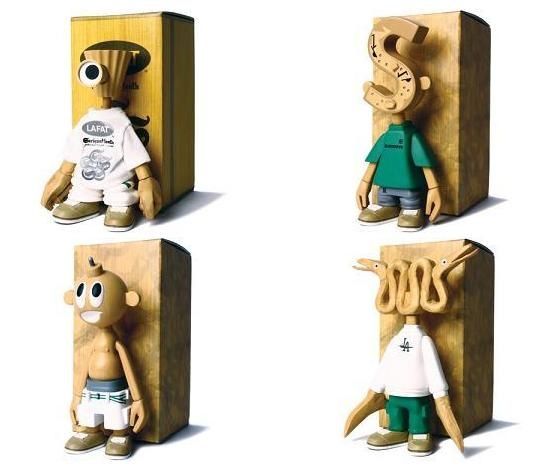 Art toys du designer Michael Lau lors de son exposition Gardener 10th Designer toys Gardener 10th created by Michael Lau