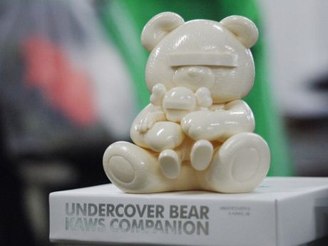 Designer toys Bear designed by OriginalFake x Undercover Bear vinyl toy OriginalFake x Undercover