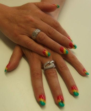 nail,art,rasta