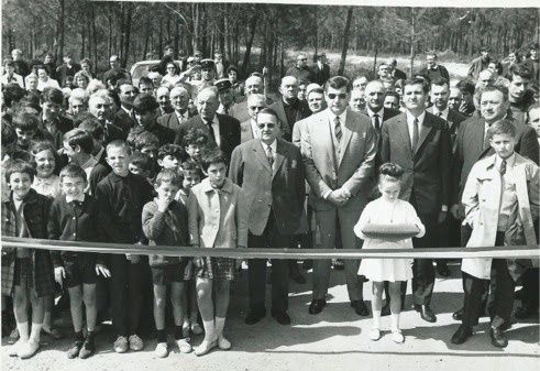 Inauguration pisicne Pissos 1968