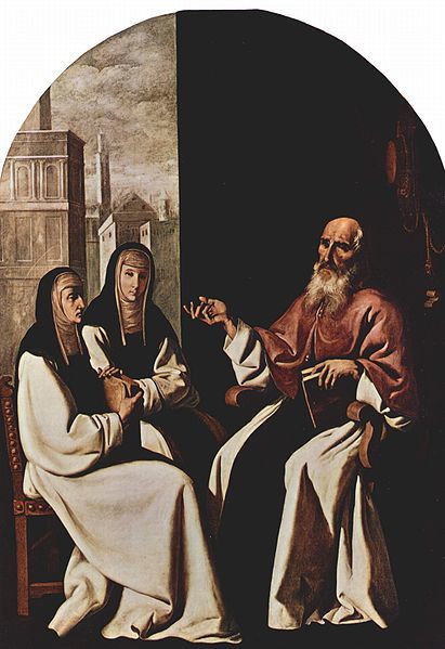 Saint Jérôme avec Sainte Paula et Sainte Eustochia
