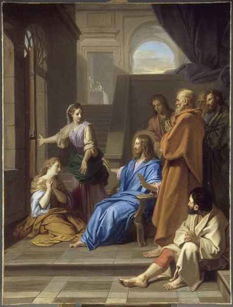 Jésus chez Marthe et Marie
