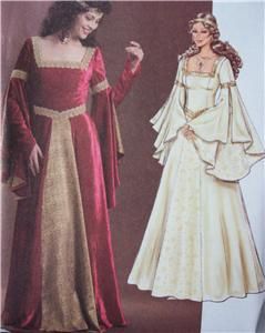 4571 Patron robe médiévale ou renaissance - La malle aux trésors