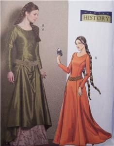 4827 Patron pour robe médiévale - La malle aux trésors