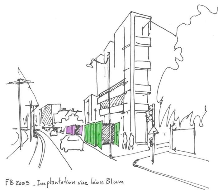 Containers rue Léon Blum à Sotteville les Rouen
