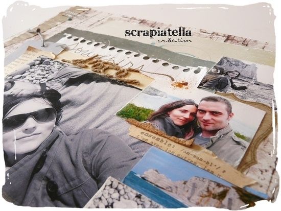 Page scrapbooking souvenirs 2