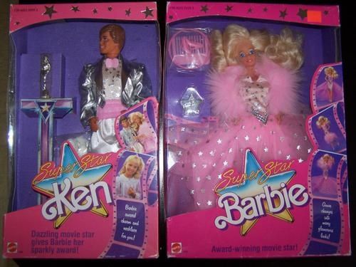 barbie rose du soir