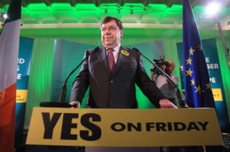 Le premier ministre irlandais, figure de Le premier ministre irlandais, figure de