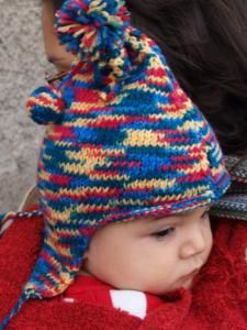 Bonnet péruvien pour bébé - Le blog de doigts dans l'nez