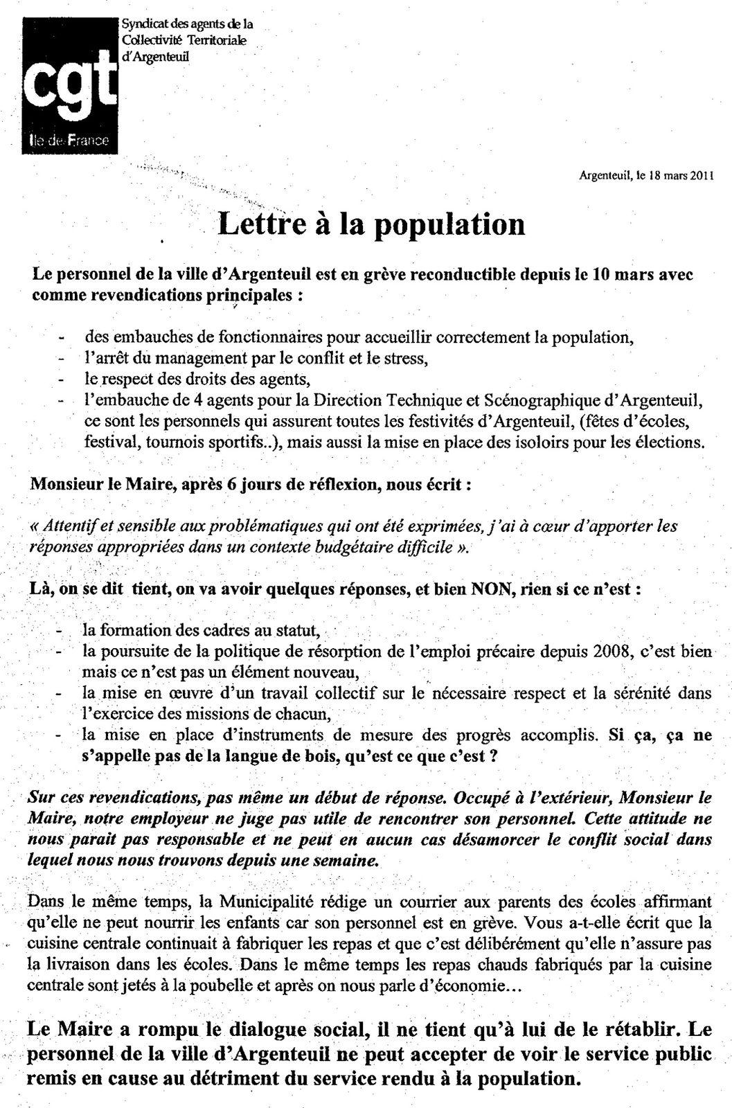 lettre population