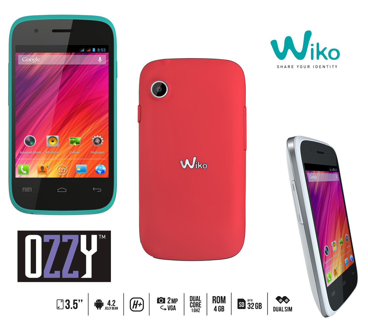 Mobile : Nouveau WIKO ozzy - Newpubmarketing