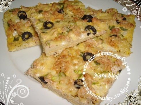 Gratin pizza