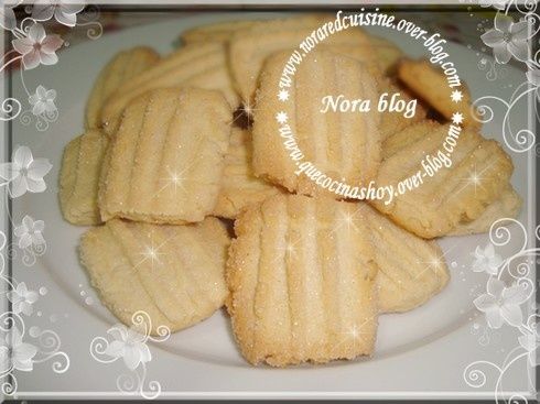 biscuits au fleur d'oranger