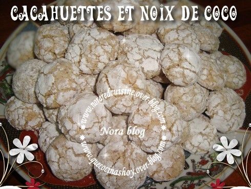 ghriyba cacahuettes noix de coco