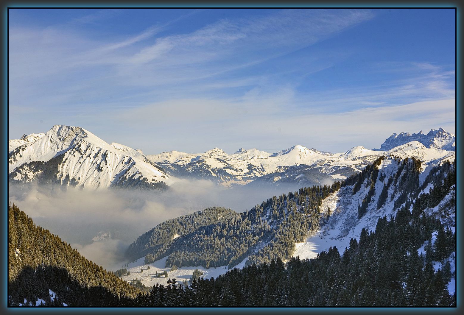 je ne me lasse pas des paysages de montagne