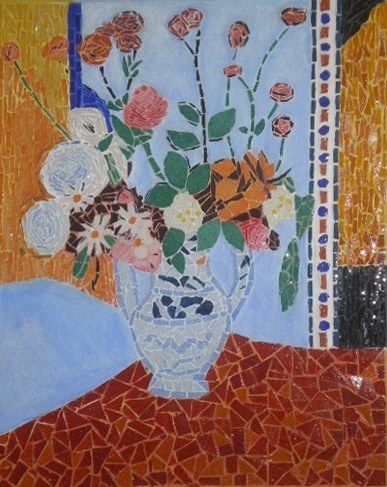 9-mosaïque d'un tableau de Matisse, réalisée par Martine