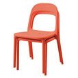chaise orange