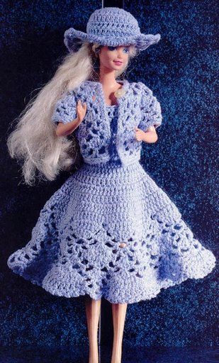 Robe de barbie au crochet Le blog de Hanim
