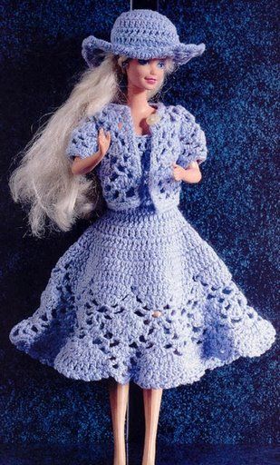 vetement barbie crochet