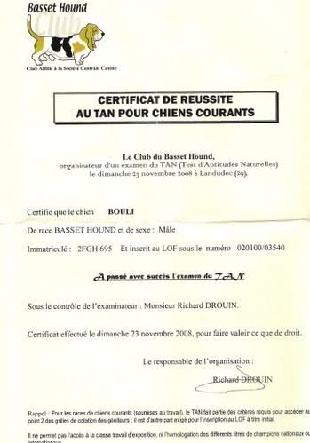 TAN 2008 de Bouli TAN de Bouli