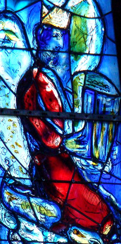 David et sa harpe (Chagall) à Mayence