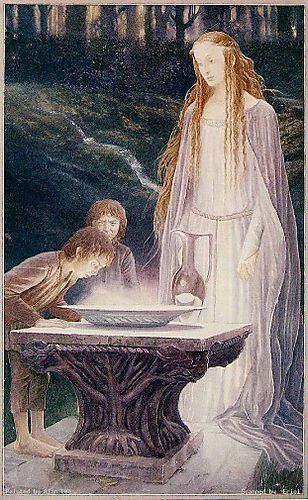 Le miroir de Galadriel - Alan Lee
