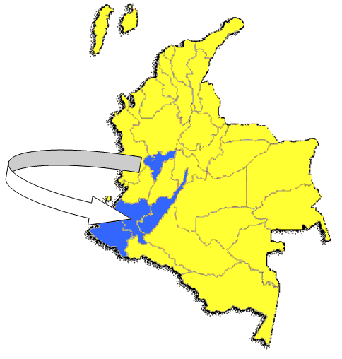 EJE CAFETERO MAPA eje cafetero mapa:
