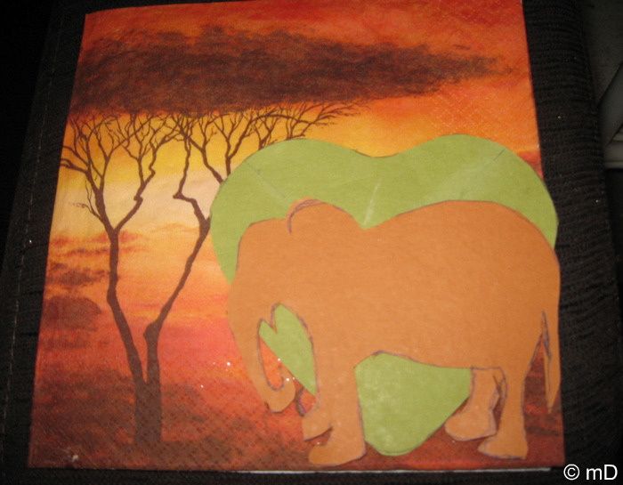 Elephant decoup 1 pk