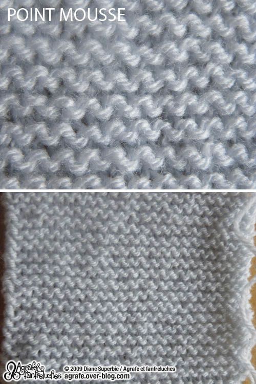 tricoter en jersey envers