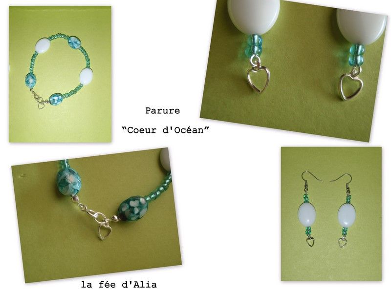 PARURE COEUR D'OCEAN