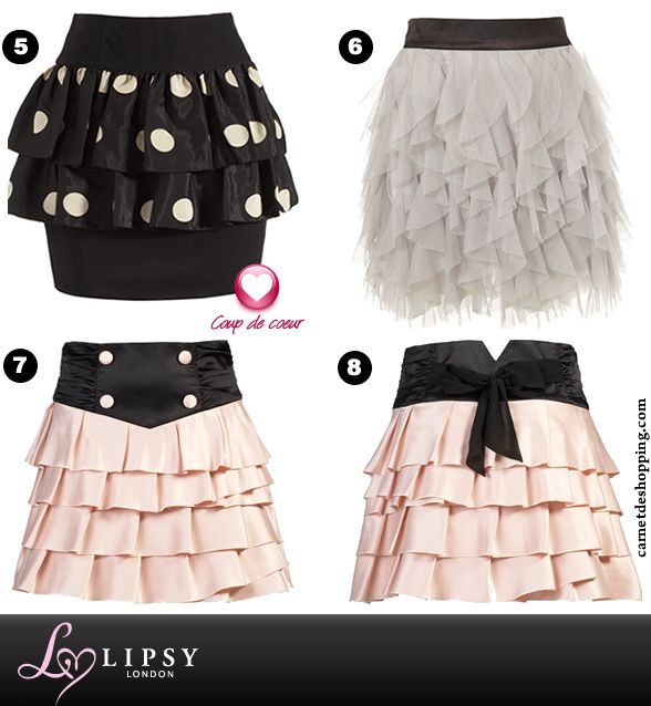lipsy selection jupes a volants-bis