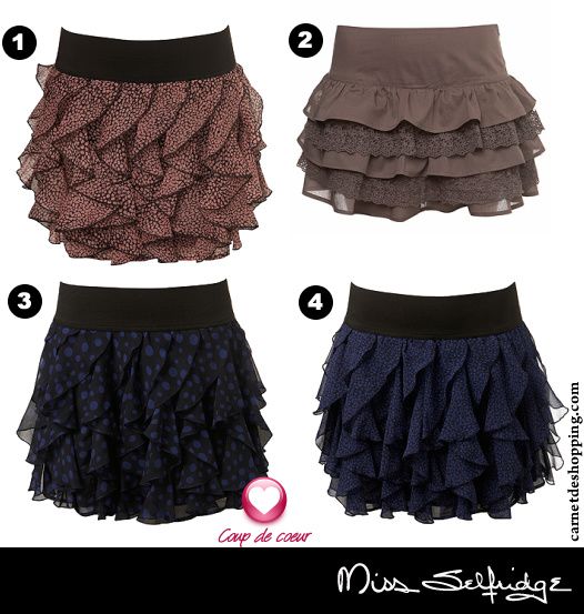 miss-selfridge selection jupes a volants