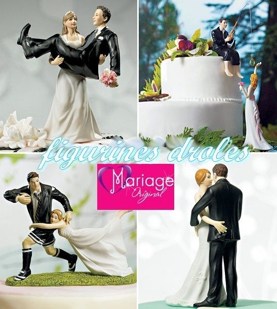 Figurines De Piece Montee Droles Ou Chics Decoration De