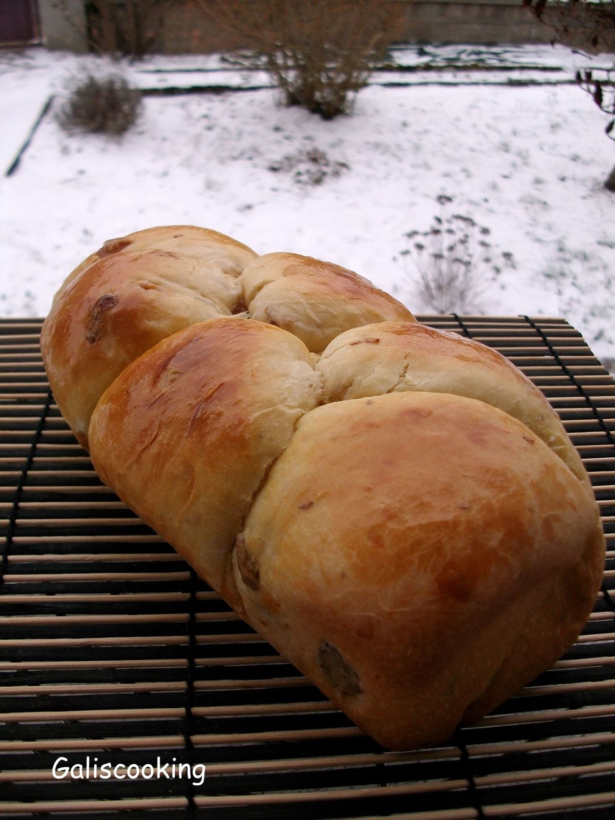 brioche miel raisins