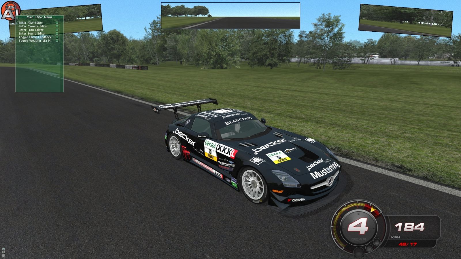 Rfactor 2 mercedes sls #3