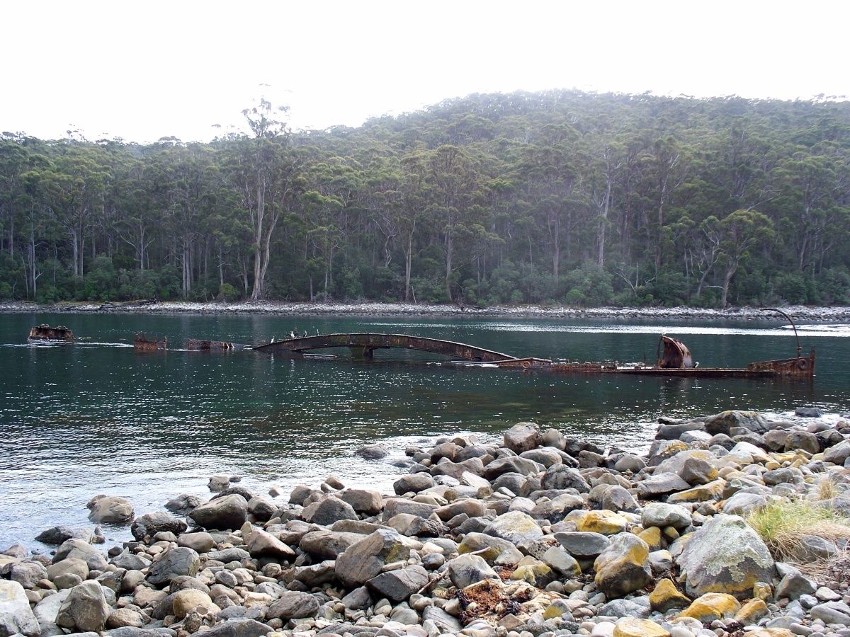 Épave du William Pitt dans Canoë Bay