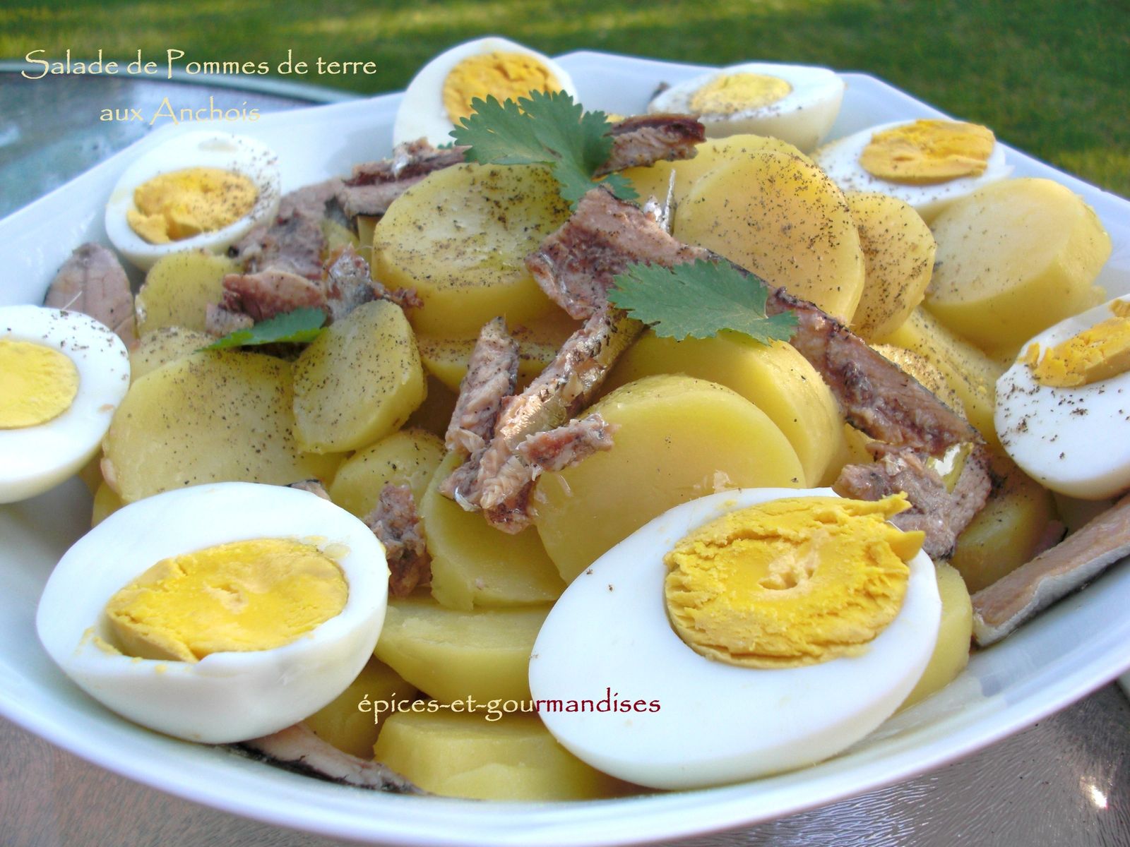 Résultat de recherche d'images pour "salade de pomme de terre aux anchois"