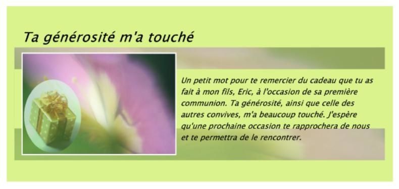 lettre remerciement apres une rencontre