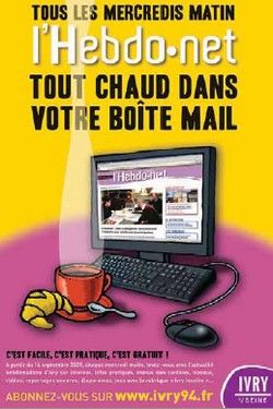 Affiche de promotion de Hebdo.net