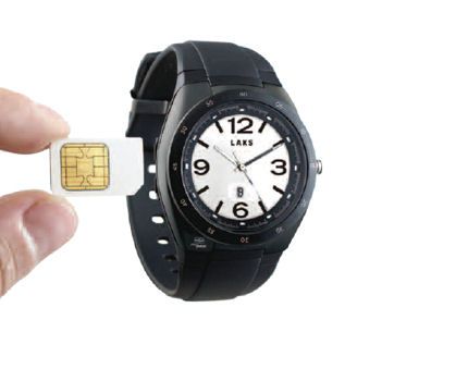 Montre recevant carte SIM et puce sans contact