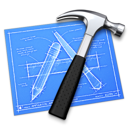 Visuel Xcode : un marteau sur une esquisse