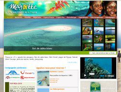 Page d'accueil de Mayotte Tourisme