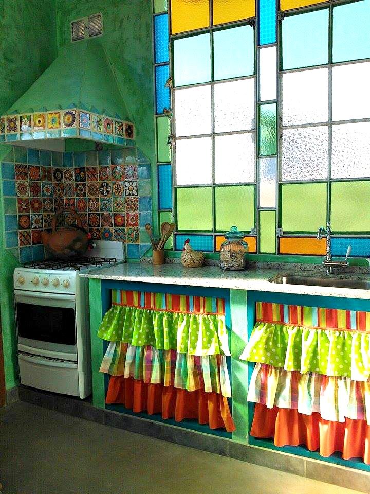 Bachas para baño mexicanas ~ dikidu.com Cocina con azulejos turqueza reciclafa