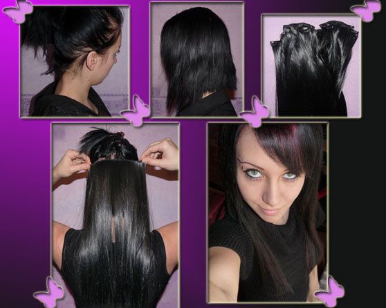 résultat avant /aprés extensions à clips www.clips,extensions.com