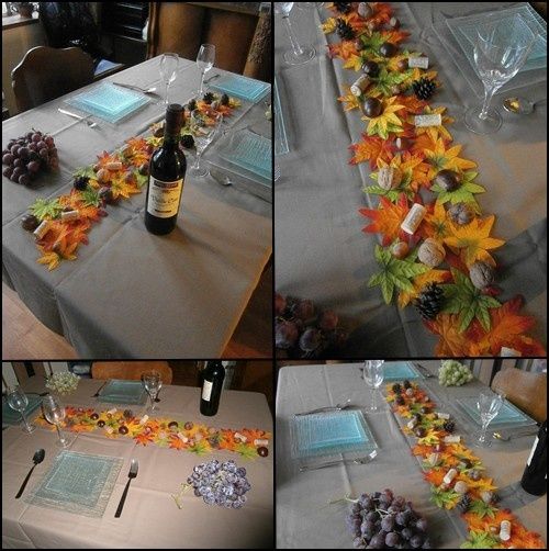 Decoration De Table Avec Des Feuilles Mortes Decoration De Table Avec Des Feuilles Mortes