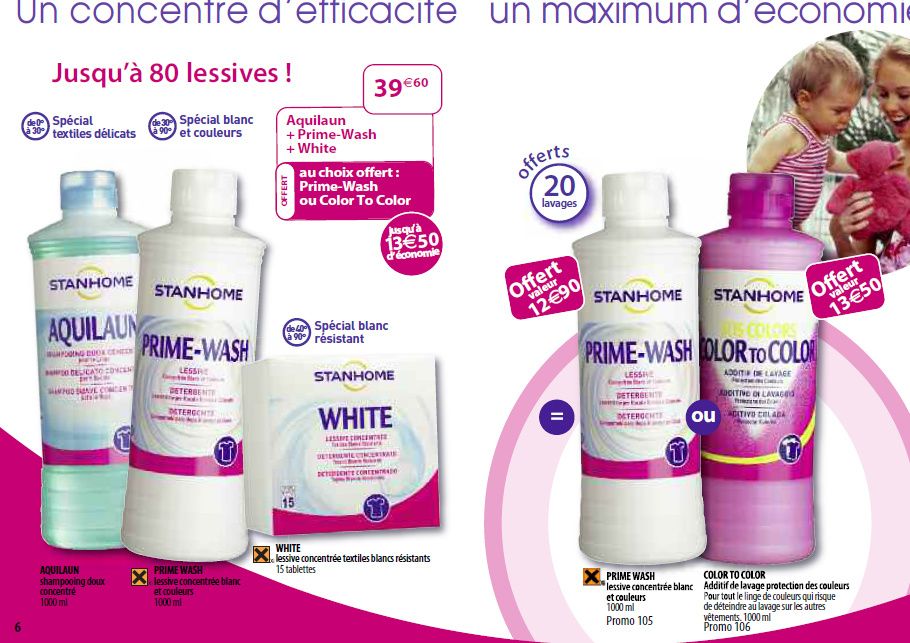 Coupons lessives